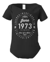 Legends Were Born In June 1973 - Vintage 49th Birthday T-Shirt