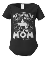 Womens Vintage Mom Of Barrel Racer Mom Horse Riding Cowgirl 128