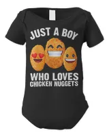 Just a Boy Who Loves Chicken Nuggets Shirt