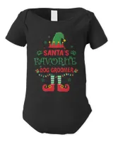 ELF Santa's Favorite Dog Groomer Merry Christmas Sweatshirt