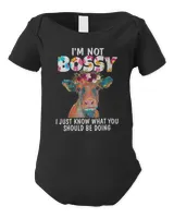 Cow I'm Not Bossy I Just Know What You Should Be Doing Shirt
