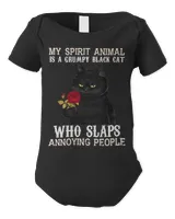 Cat Kitty My Spirit Animal Slaps Anything People Black Cat