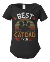 Kitty Vintage Best Cat Dad Ever Fathers Day Gift 65 Cat