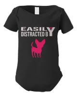 easily distracted by chihuahua Classic T-Shirt