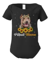 Pitbull Womens Cute Pitbull Mama Dog Mom Dog Lover Mothers Day 317