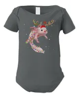 Axolotl Reindeer Christmas Lights Funny Xmas Family Pajamas 32