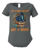 Book Reader I am A Book Dragon Not A Worm 663 Reading Library