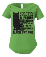Black Cat Kitty Dad Man Father 379 Black Kitten Cat