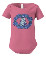 Blue Flower Blanket Ghost Halloween Art Shirt HH220822067