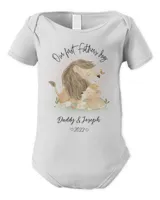 First Father's Day cute Baby Bodysuit