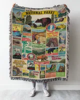 National Parks Woven Blanket