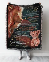 Father's Day Gifts, To My Dad Papa Pop Daddy From Daughter Quilt Fleece Blanket