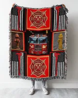 Firefighter - Quilt Blanket