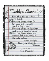 daddy_s blanket Quilt Fleece Blanket Bundle