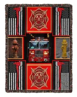 Firefighter - Quilt Blanket