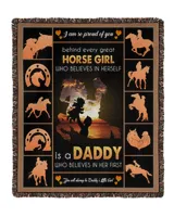 Father's Day Gifts, To My Dad Papa Pop Daddy Quilt Fleece Blanket