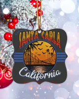 Santa Carla California Murdercapital Of The World Ornament - Circle