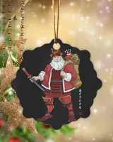 Santa Claus Is Samurai Ornament - London