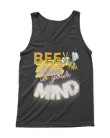 Womens Bee Kind to Your Mind Mental Health Awareness Tank Top V-Neck T-Shirt