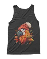 Macaw Parrot Bird Autumn Fall Leaves Thanksgiving