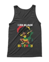 I Am Black History Month Kids Girls Black Melanin