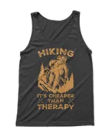 Hiking It's Cheaper Than Therapy T-shirt