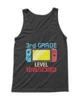 Back to School Video Gamer 3rd Grade Level Unlocked Boys Kid T-Shirt