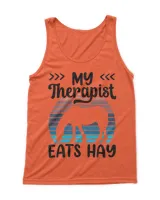 My Therapist Eats Hay Riding Horse Lover Equestrian Rider