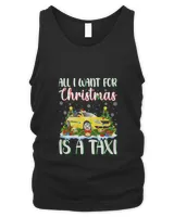 Xmas Lighting Santa All I Want For Christmas Is A Taxi T-Shirt
