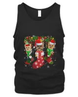 Yorkie Socks Christmas Funny Family Pajamas Christmas T-Shirt