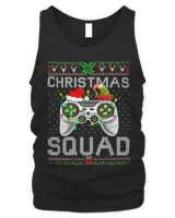 Christmas Squad Santa Hat Video Game Controllers Ugly Xmas 146