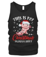 Axolotl Santa Claus Christmas This Is My Christmas Pajama 37