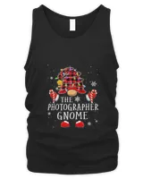 Photographer Gnome Matching Family Christmas Pajama Lights T-Shirt