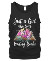 Just a Girl who Loves Reading Books Book Worm