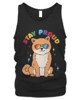Pride Day Ally Dog Rainbow Sunglasses Stay Proud