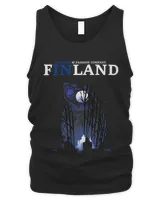 Bears Finland Finland Flag Country Colours Full Moon Bear Campfire