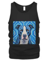 Dog Lover Bully Breeds Op Art Pit Bull Blue Nose Pit Bull