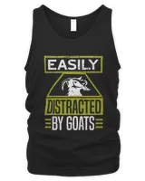 Easily Distracted By Goats Farm Lover Funny Goats Farmer