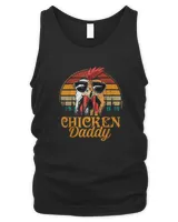 Chicken Daddy Vintage Poultry Farmer Funny Fathers Day