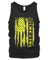 Softball Pitcher Hitter Catcher American Flag 217