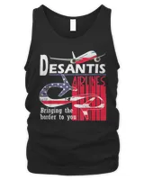 DESANTIS AIRLINES American Flag T-Shirt