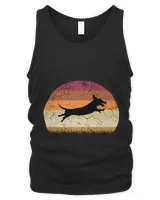 Flying Dachshund Wiener Dog Retro Sunset Doxie Lover 308