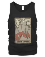 Four of Swords Tarot Card Reader Fox Lover Occult Tarot 304