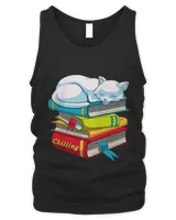 Chillin Bookworm Nerd Geek Reader Cat Whisperer Lover Owner 330