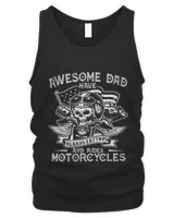 Vintage Awesome Dads Have Beards Tattoos and Ride Motorcycle 36