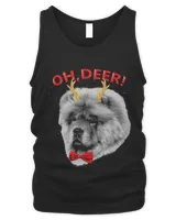 Oh Deer Chow chow Xmas Red Bowtie 37