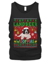 Landseer Christmas Woof Santa Landseer Dog Lover Owner 31