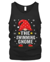 Swimming Gnome Christmas Family Pajamas Matching Swimming