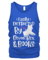 Easily Distracted By Devon Rex And Books Funny Kitten Book