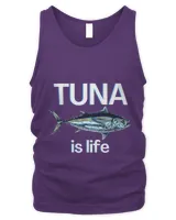 Tuna Is Life Funny Food Saying Fish Protein Tunny Bluefin